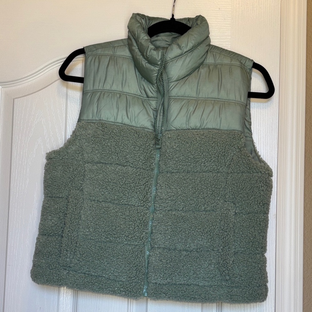 Aeropostale Mint Green Remixed Down Jacket